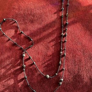 White House Black Market 25” beaded necklace